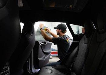 Is a car’s window tint on the inside or outside of the windows?