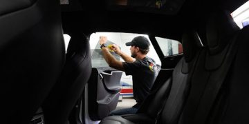 Is a car’s window tint on the inside or outside of the windows?